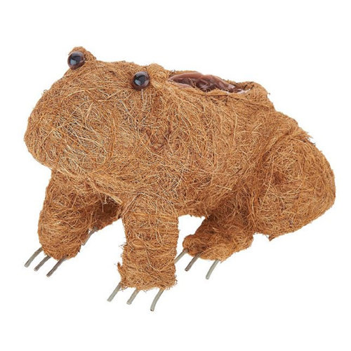 August Grove® Elsaid Animal Topiary Coco Liner Statue Planter Wayfair